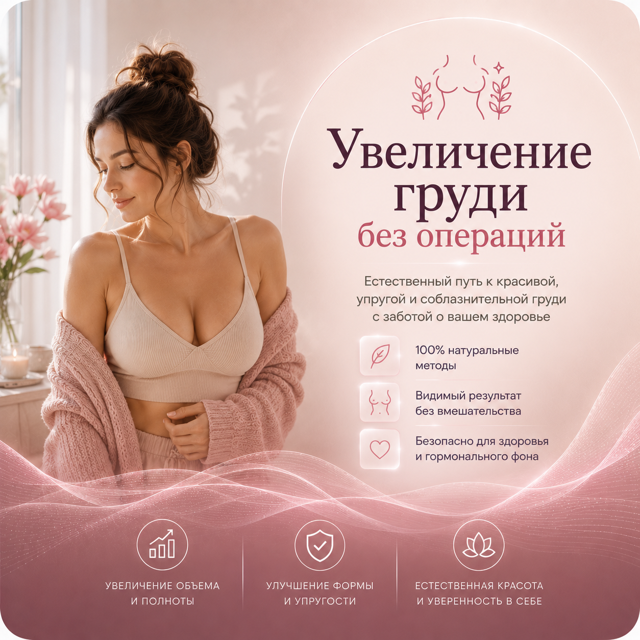 Естественная красота груди